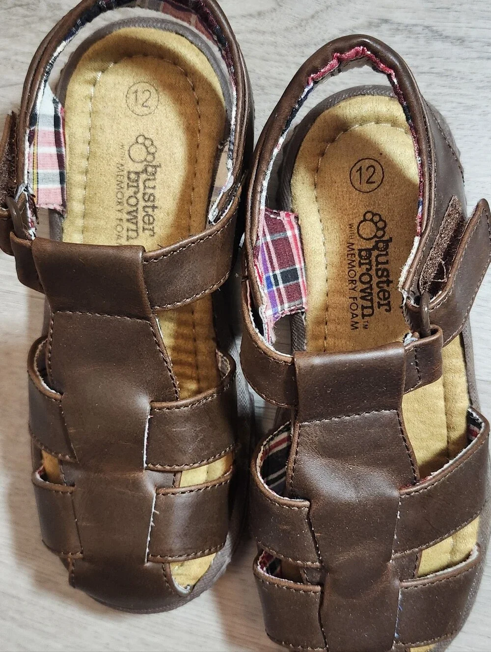 Buster Brown Brown Boys Fisherman Sandals